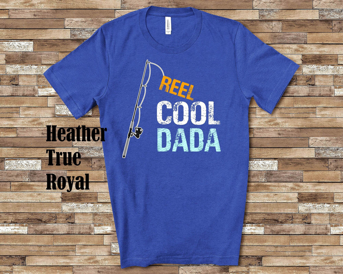 Reel Cool Dada Shirt Tshirt Dada Gift from Granddaughter Grandson Birthday Christmas Fathers Day Gifts for Dada Graphic Tee – Everyday Comfort · Perfect For Daily Wear