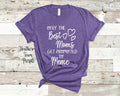 The Best Moms Get Promoted To Meme for French Canadian Grandma Birthday Mother39s Day Christmas Gift for Grandmother Graphic Tee – Cozy Vibes · Great Gift For Fans