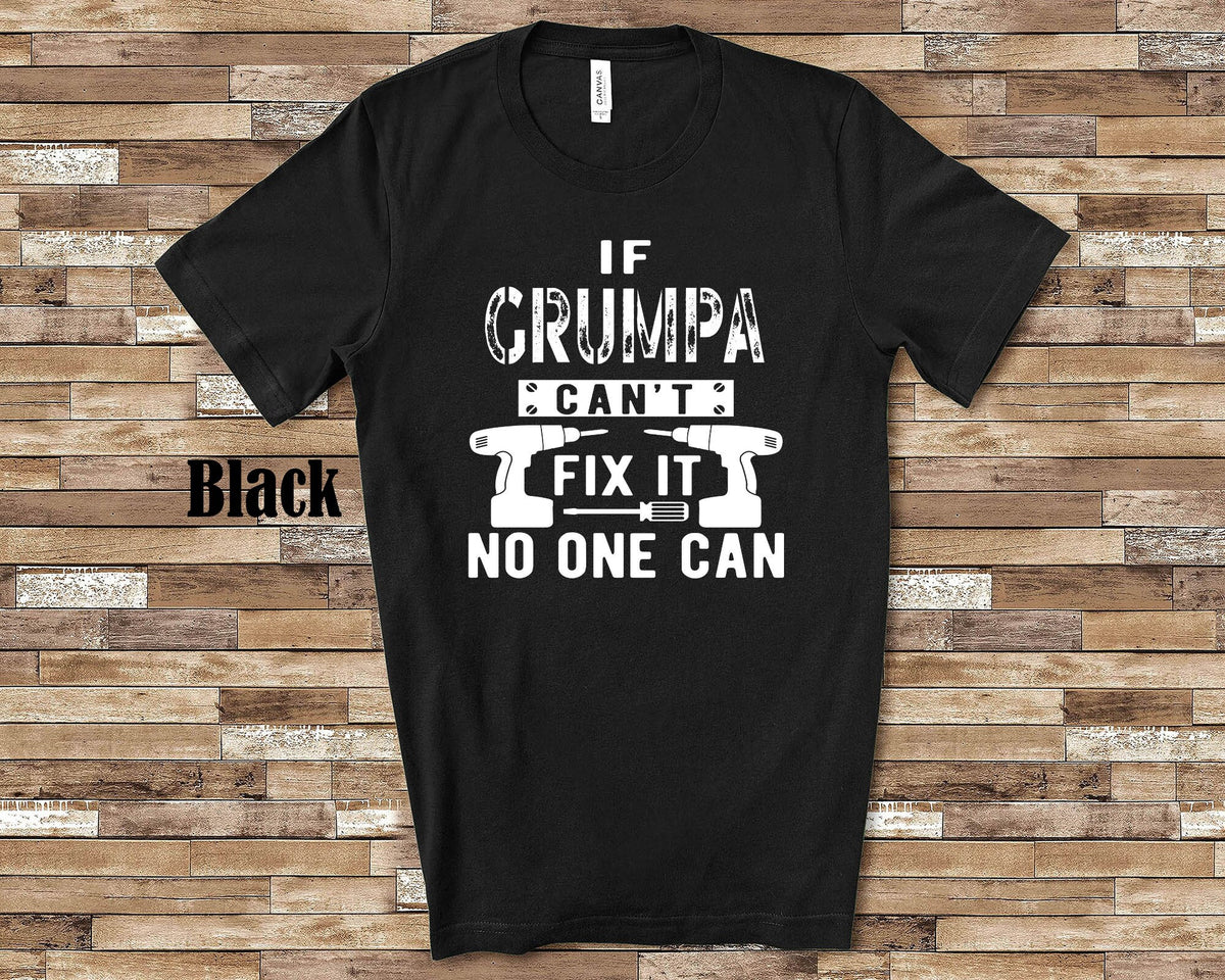 If Grumpa Can39t Fix It Tshirt Long Sleeve Shirt Sweatshirt or Tank Top Special Grandfather Father39s Day Christmas Birthday Gift Sweatshirt – Fan Favorite · Top Pick For Any Outfit