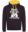 Gaming Hoodie Dont Bother Me Im Gaming Retro Gaming Hooded Sweatshirt for Travel College Festival Gift for Gamers Friends Dad Hoodie – Everyday Comfort · High-Quality Print