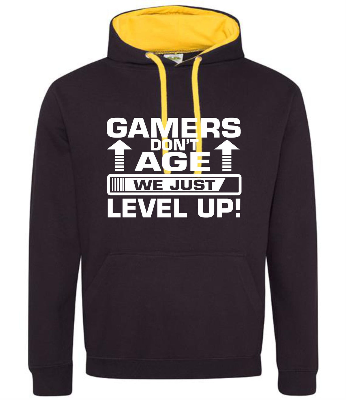 Gaming Hoodie Gamers Dont Age We Just Level Up Retro Gaming Hooded Sweatshirt for Travel College Festival Gift for Gamers Friends Hoodie – Everyday Comfort · Trending Graphic Apparel