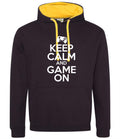 Gaming Hoodie Keep Caml And Game On Mens Retro Gaming Hooded Sweatshirt for Travel College Festival Gift for Gamers Friends Dad Hoodie – Premium Graphic · High-Quality Print