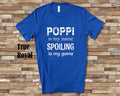 Poppi Is My Name Grandpa Tshirt Special Grandfather Gift Idea for Father39s Day Birthday Christmas or Pregnancy Reveal Announcement Graphic Tee – Everyday Comfort · Must-Have Style