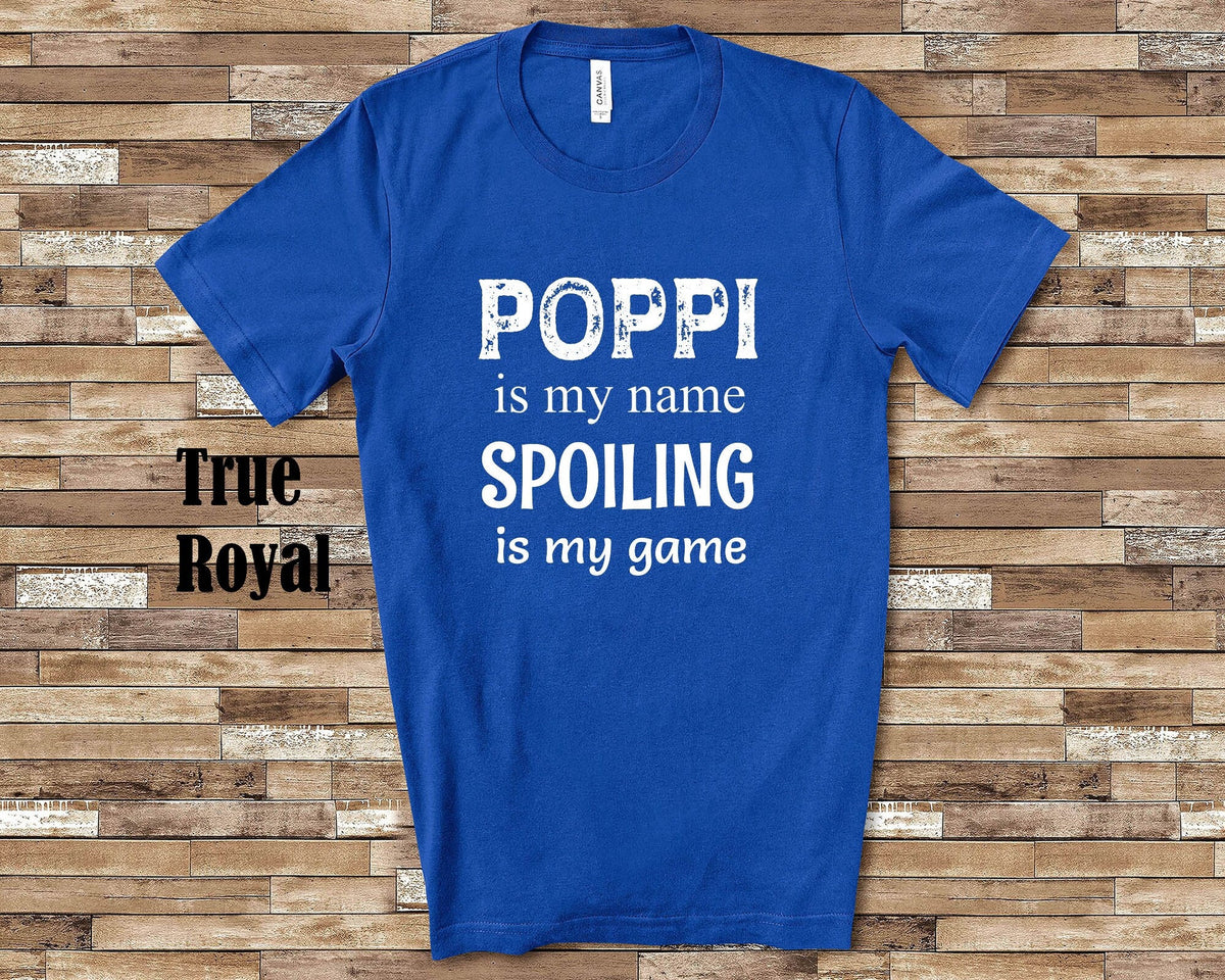 Poppi Is My Name Grandpa Tshirt Special Grandfather Gift Idea for Father39s Day Birthday Christmas or Pregnancy Reveal Announcement Graphic Tee – Everyday Comfort · Must-Have Style