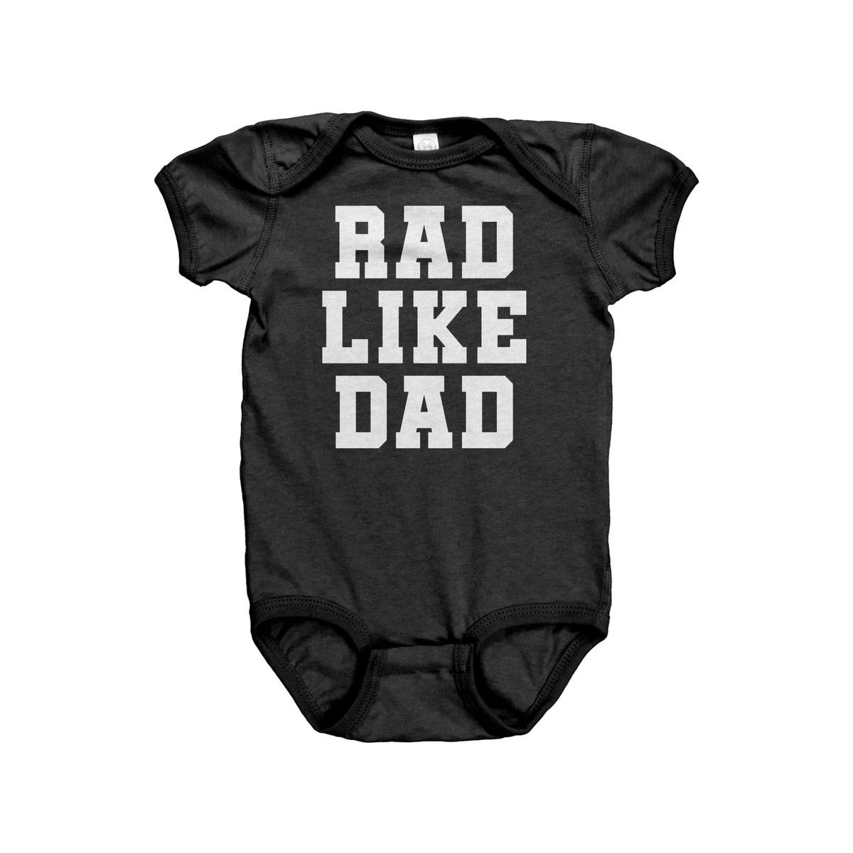 Funny Baby Bodysuit Daddy and Baby Gift Cute Baby Onepiece Rad Like Dad Baby Shower or First Birthday Gift Graphic Tee – Bold Style · High-Quality Print