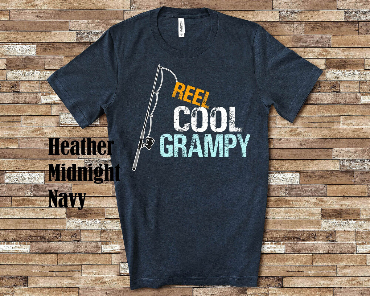 Reel Cool Grampy Shirt Tshirt Grampy Gift from Granddaughter Grandson Birthday Fathers Day Christmas Grandparent Gifts for Grampy Graphic Tee – Cozy Vibes · Top Pick For Any Outfit