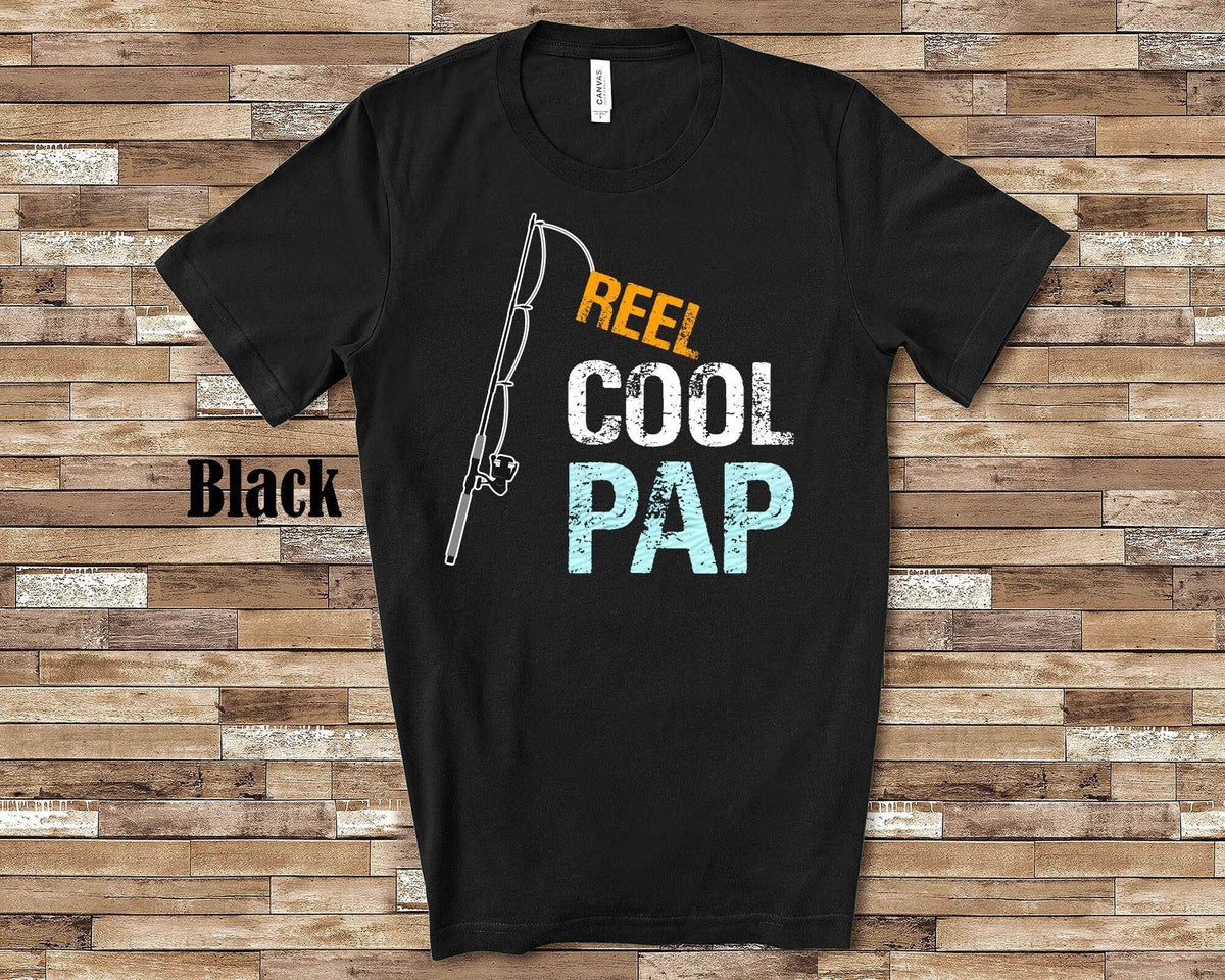 Reel Cool Pap Shirt Tshirt Pap Gift from Granddaughter Grandson Birthday Christmas Fathers Day Gifts for Pap Graphic Tee – Everyday Comfort · Top Pick For Any Outfit