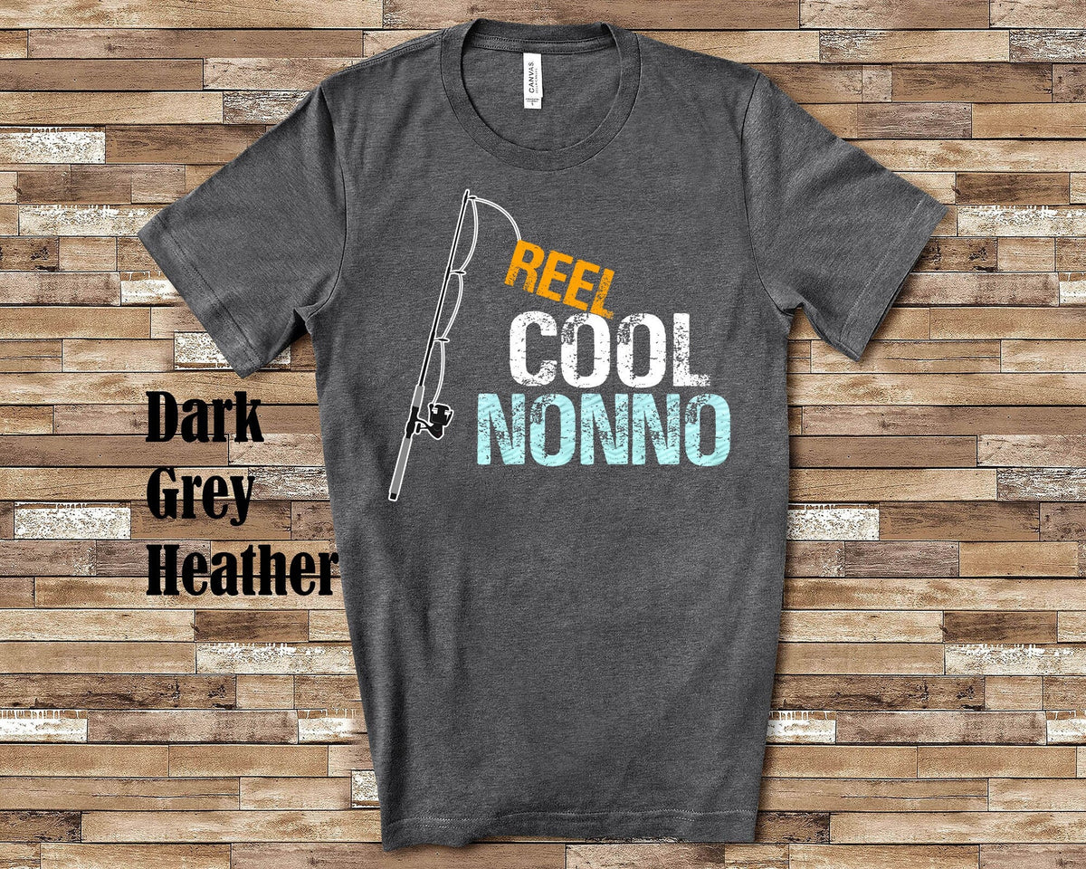 Reel Cool Nonno Shirt Tshirt Nonno Gift from Granddaughter Grandson Birthday Fathers Day Christmas Grandparent Gifts for Nonno Graphic Tee – Premium Graphic · Trending Graphic Apparel