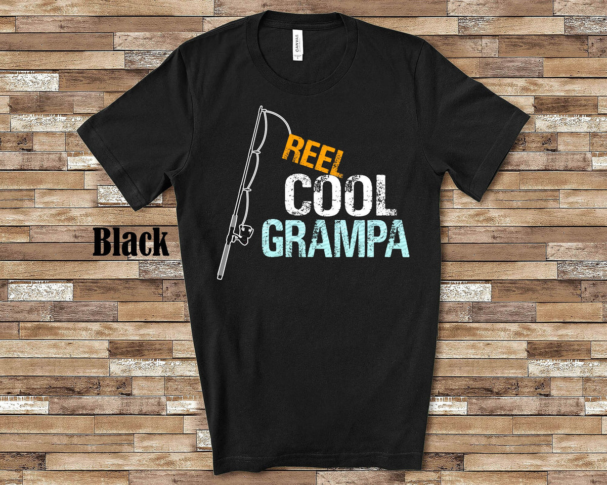 Reel Cool Grampa Shirt Tshirt Grampa Gift from Granddaughter Grandson Birthday Fathers Day Christmas Grandparent Gifts for Grampa Graphic Tee – Premium Graphic · Must-Have Style