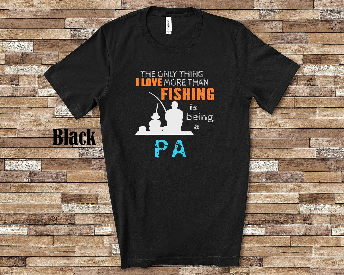Love More Than Fishing Pa Tshirt Long Sleeve Shirt Sweatshirt or Tank Top Special Grandfather Father39s Day Christmas Birthday Gift Sweatshirt – Feel-Good Design · Great Gift For Fans