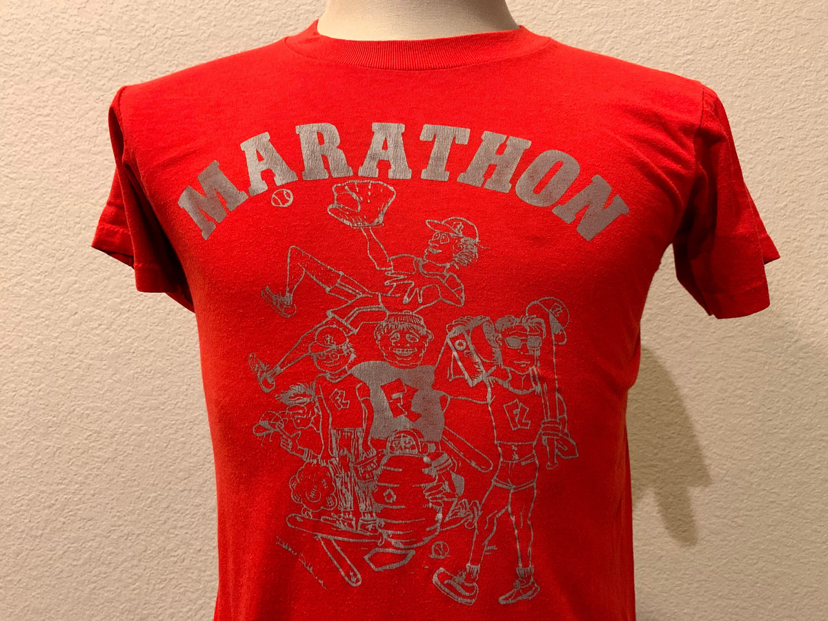 Vintage 8039s Fair Lawn 3985 Marathon Red TShirt Size XSmall Graphic Tee – Feel-Good Design · Must-Have Style