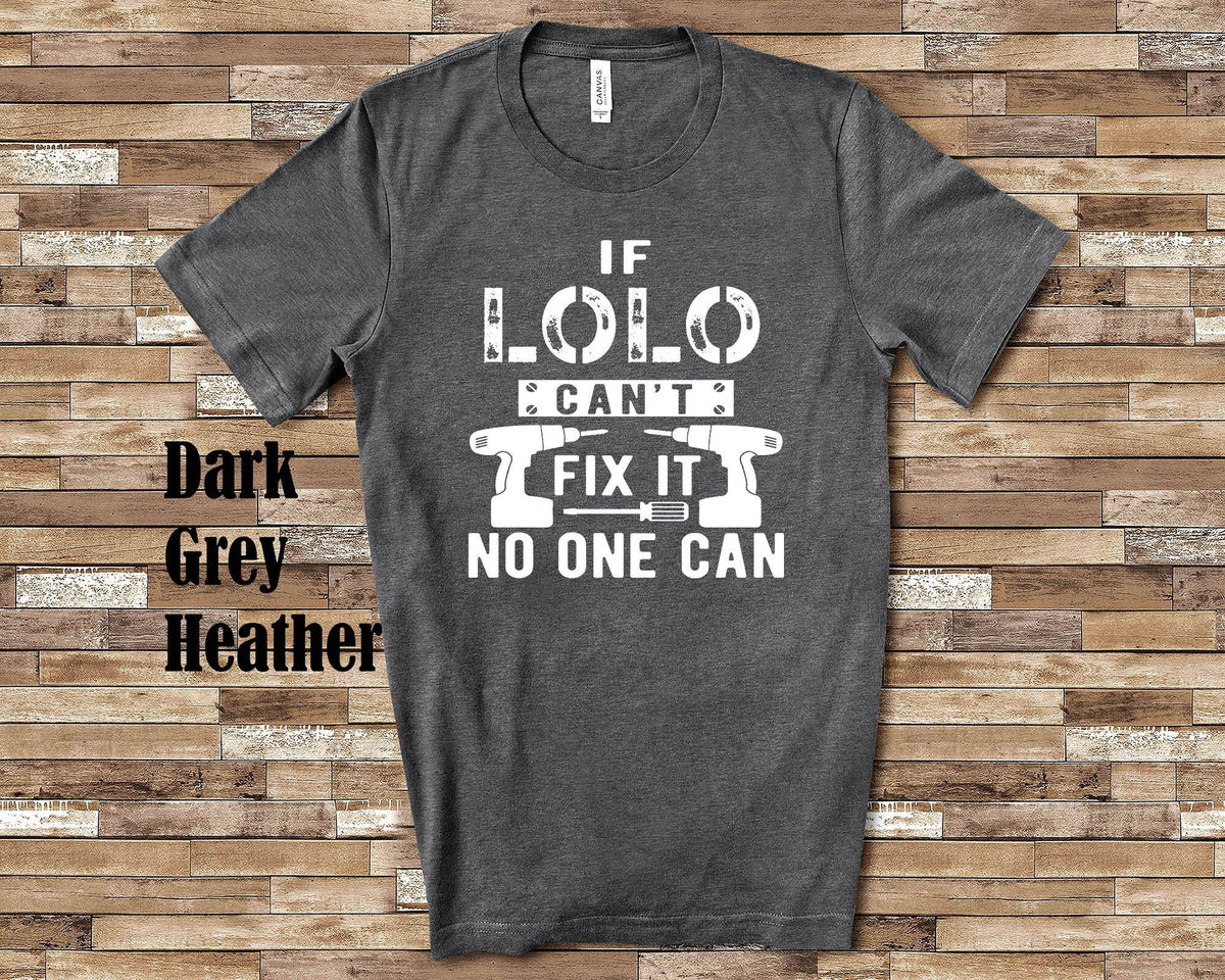 If Lolo Can39t Fix It Tshirt Long Sleeve Shirt Sweatshirt or Tank Top Filipino Grandfather Father39s Day Christmas Birthday Gift Sweatshirt – Feel-Good Design · Must-Have Style
