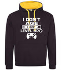 Gaming Hoodie I Dont Age I Level Up Retro Gaming Hooded Sweatshirt for Travel College Festival Gift for Gamers Friends Dad Hoodie – Feel-Good Design · Perfect For Daily Wear