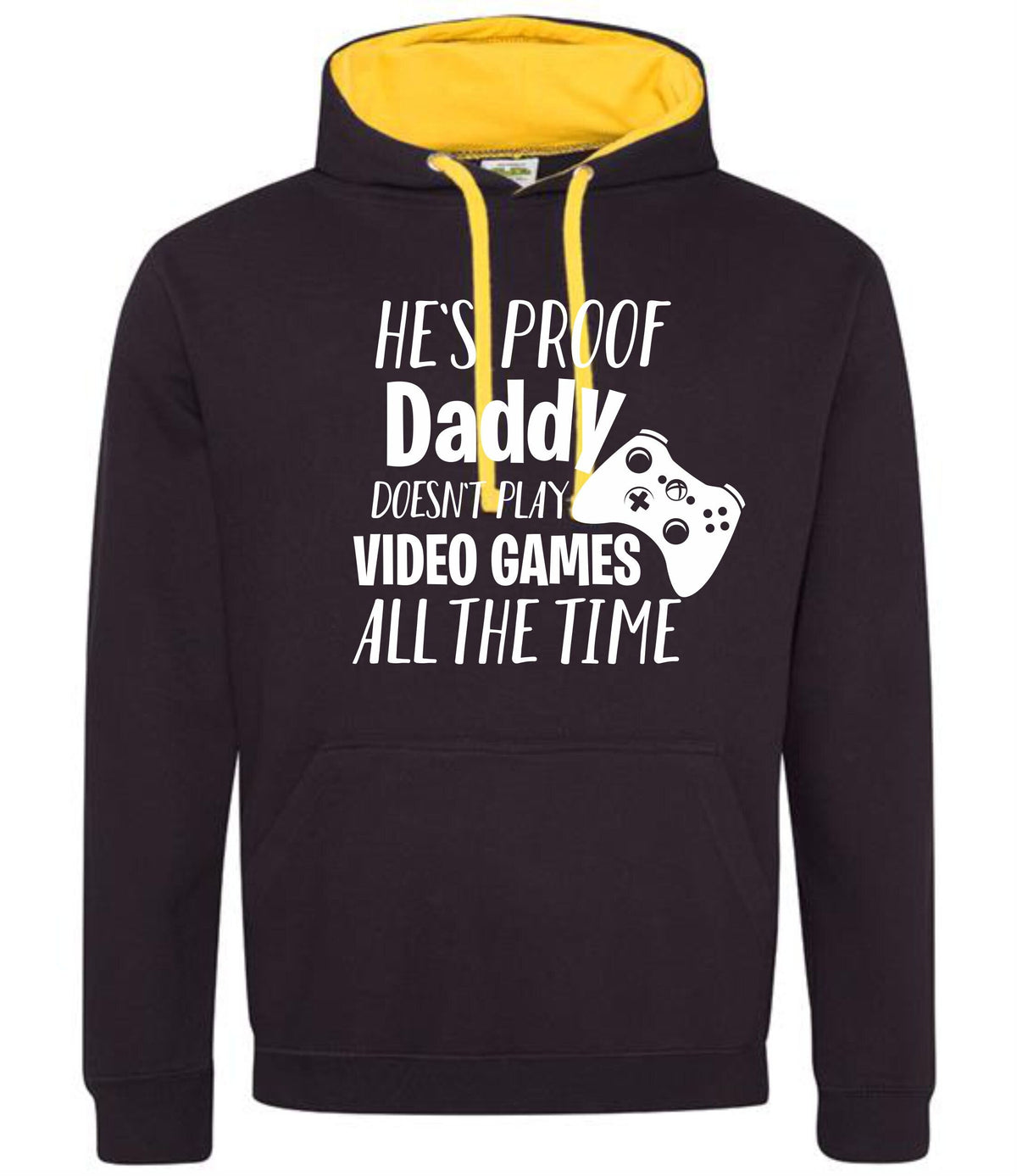 Gaming Hoodie Proof Daddy Dont Play Retro Gaming Hooded Sweatshirt for Travel College Festival Gift for Gamers Friends Dad Hoodie – Everyday Comfort · High-Quality Print