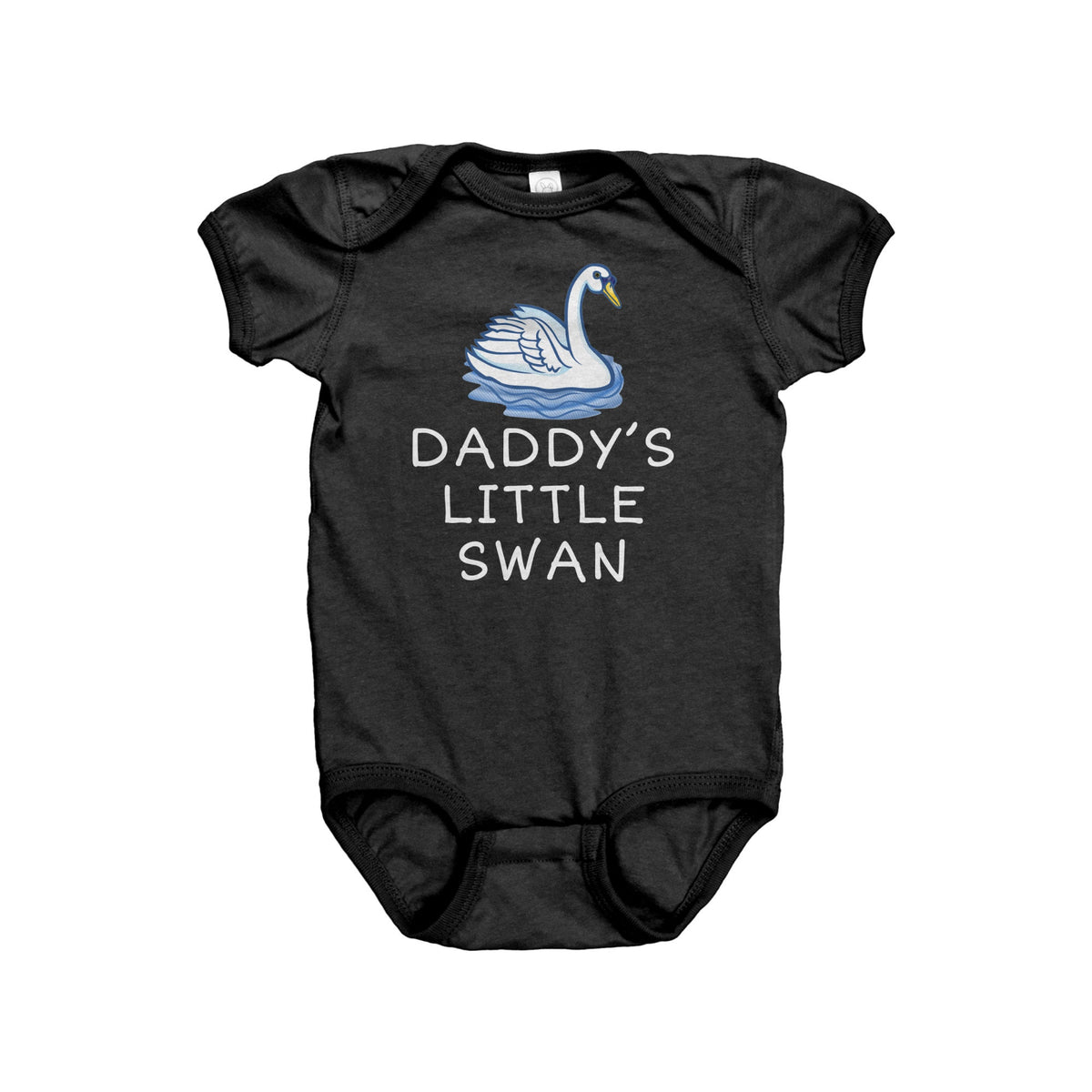 Cute Swan Baby Bodysuit Swan Lover Baby Gift Swan Baby Onepiece Daddy39s Little Swan Baby Shower First Birthday Graphic Tee – Fan Favorite · Trending Graphic Apparel