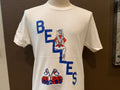 Vintage 9039s SG Belles Drill Team White T Shirt Size L Graphic Tee – Aesthetic Look · High-Quality Print