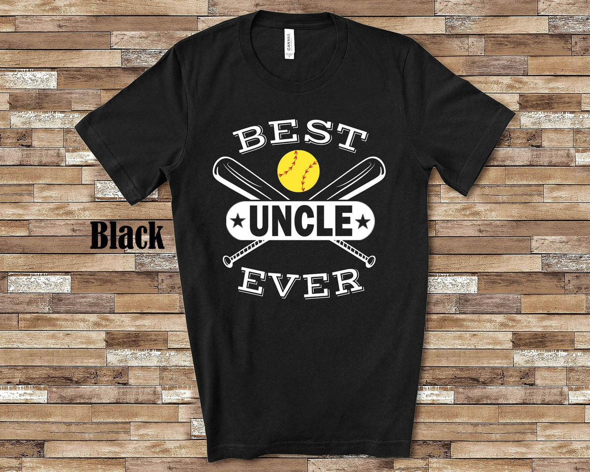 Best Softball Uncle Ever TShirt Long Sleeve Tee Sweatshirt or Tank Top Great Gift from Niece Softball Player Sweatshirt – Cozy Vibes · Great Gift For Fans