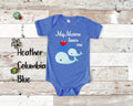 Marme Loves Me Cute Whale Baby Bodysuit Tshirt or Toddler Shirt Special Grandmother Gift or Pregnancy Reveal Announcement Graphic Tee – Fan Favorite · Great Gift For Fans
