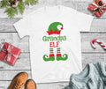 Grandpa Elf Xmas Day Tee Christmas Shirt For Grandad Grandfather Cotton Tshirt Graphic Tee – Cozy Vibes · Great Gift For Fans