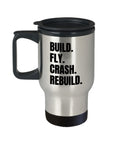 RC Planes Gift RC Aircraft Travel Mug RC Plane Pilot Present Radio Controlled Aircraft Build Fly Crash Rebuild Graphic Tee – Premium Graphic · Perfect For Daily Wear