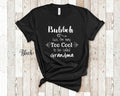 Too Cool Bubbeh Grandma Tshirt Israeli Jewish Grandmother Gift Idea for Mother39s Day Birthday Christmas or Pregnancy Reveal Announcement Graphic Tee – Bold Style · Must-Have Style