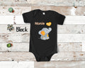 Nonie Loves Me Cute Grandma Name Elephant Baby Bodysuit Tshirt or Toddler Shirt Italian Grandmother Gift or Pregnancy Reveal Announcement Graphic Tee – Warm & Stylish · High-Quality Print