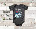 Nonie Loves Me Cute Whale Baby Bodysuit Tshirt or Toddler Shirt Italy Italian Grandmother Gift or Pregnancy Reveal Announcement Graphic Tee – Everyday Comfort · Perfect For Daily Wear