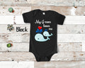 Gmom Loves Me Cute Whale Baby Bodysuit Tshirt or Toddler Shirt Special Grandmother Gift or Pregnancy Reveal Announcement Graphic Tee – Everyday Comfort · Trending Graphic Apparel
