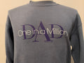Vintage 9039s Dad quotOne in a Millionquot Blue Grey Fathers Day Crewneck Sweatshirt M Sweatshirt – Soft Feel · Top Pick For Any Outfit