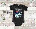 Momo Loves Me Cute Whale Baby Bodysuit Tshirt or Toddler Shirt Special Grandmother Gift or Pregnancy Reveal Announcement Graphic Tee – Aesthetic Look · Must-Have Style