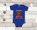 Grandma Loves Me Cute Grandma Bear Baby Bodysuit Tshirt or Toddler Shirt Special Grandmother Gift or Pregnancy Reveal Announcement Graphic Tee – Fan Favorite · Perfect For Daily Wear