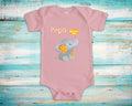 Pepa Loves Me Cute Grandpa Name Elephant Baby Bodysuit Tshirt or Toddler Shirt Special Grandfather Gift or Pregnancy Reveal Announcement Graphic Tee – Bold Style · Great Gift For Fans