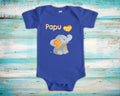 Papu Loves Me Cute Grandpa Name Elephant Baby Bodysuit Tshirt or Toddler Shirt Greek Grandfather Gift or Pregnancy Reveal Announcement Graphic Tee – Easygoing Wear · High-Quality Print