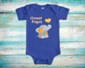 Great Papa Loves Me Cute Grandpa Name Elephant Baby Bodysuit Tshirt or Toddler Shirt Special Grandfather Gift or Pregnancy Announcement Graphic Tee – Premium Graphic · Trending Graphic Apparel