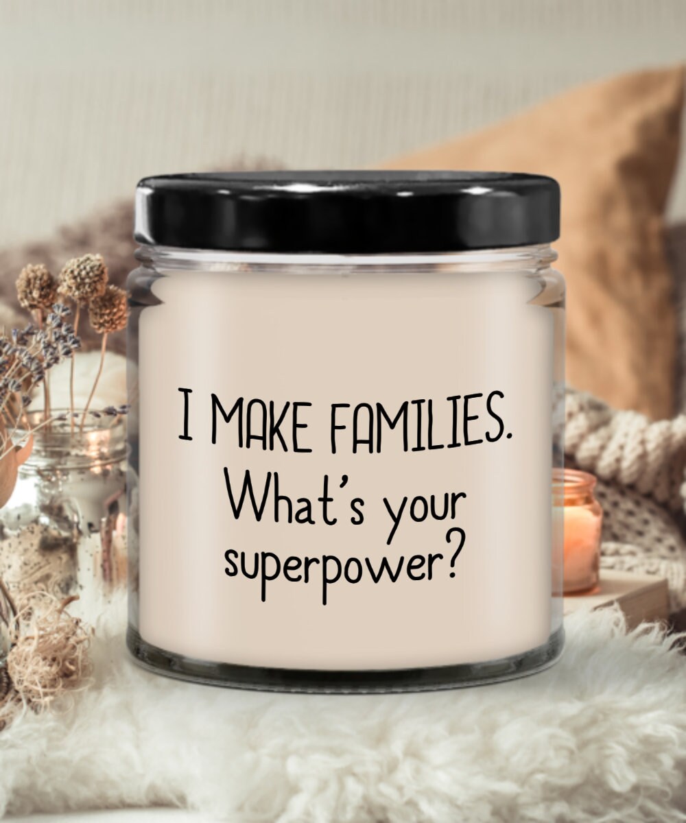 Surrogacy Candle Surrogate Mother Gift Surrogate Present I Make Families Vanilla Scented Graphic Tee – Feel-Good Design · Trending Graphic Apparel