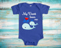 Vav Loves Me Cute Grandpa Name Whale Baby Bodysuit Tshirt or Toddler Shirt Brazilian Grandfather Gift or Pregnancy Reveal Announcement Graphic Tee – Easygoing Wear · Great Gift For Fans