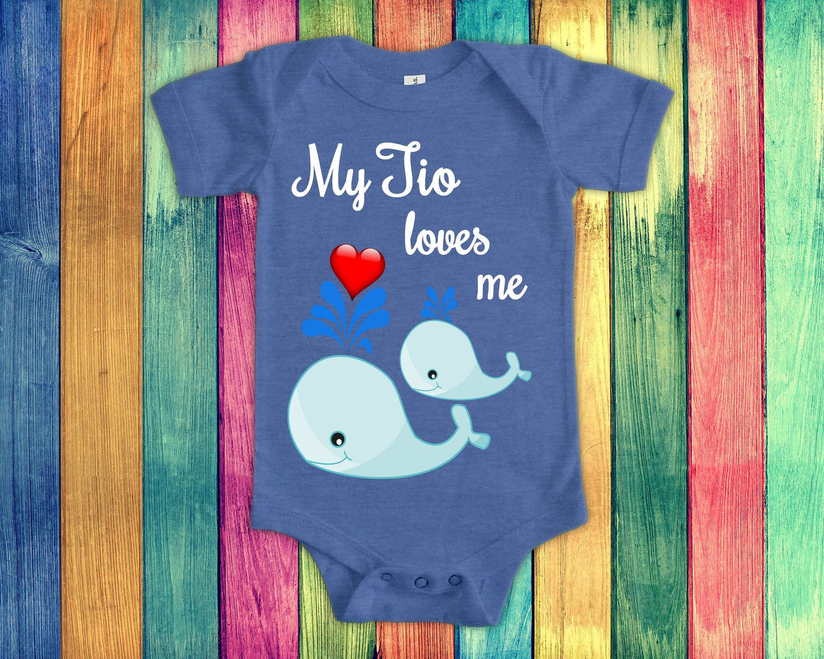 Tio Loves Me Cute Uncle Name Whale Baby Bodysuit Tshirt or Toddler Shirt Mexican Spanish Uncle Gift or Pregnancy Reveal Announcement Graphic Tee – Easygoing Wear · Top Pick For Any Outfit