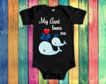 Aunt Loves Me Cute Name Whale Baby Bodysuit Tshirt or Toddler Shirt Special Aunt Gift or Pregnancy Reveal Announcement Graphic Tee – Premium Graphic · Great Gift For Fans