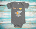 Dada Loves Me Cute Grandpa Name Elephant Baby Bodysuit Tshirt or Toddler Shirt Indian Grandfather Gift or Pregnancy Reveal Announcement Graphic Tee – Easygoing Wear · Trending Graphic Apparel
