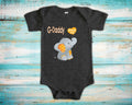 GDaddy Loves Me Cute Grandpa Name Elephant Baby Bodysuit Tshirt or Toddler Shirt Special Grandfather Gift or Pregnancy Reveal Announcement Graphic Tee – Warm & Stylish · Must-Have Style