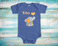 Tito Loves Me Cute Grandpa Name Elephant Baby Bodysuit Tshirt or Toddler Shirt Spanish Grandfather Gift or Pregnancy Reveal Announcement Graphic Tee – Premium Graphic · Must-Have Style