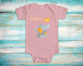 Sabba Loves Me Cute Grandpa Name Elephant Baby Bodysuit Tshirt or Toddler Shirt Jewish Grandfather Gift or Pregnancy Reveal Announcement Graphic Tee – Premium Graphic · High-Quality Print
