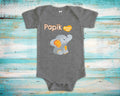 Papik Loves Me Cute Grandpa Name Elephant Baby Bodysuit Tshirt or Toddler Shirt Armenian Grandfather Gift or Pregnancy Reveal Announcement Graphic Tee – Premium Graphic · Trending Graphic Apparel