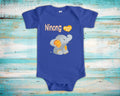 Ninong Loves Me Cute Godfather Name Elephant Baby Bodysuit Tshirt or Toddler Shirt Spanish Godfather Gift or Pregnancy Reveal Announcement Graphic Tee – Aesthetic Look · Great Gift For Fans