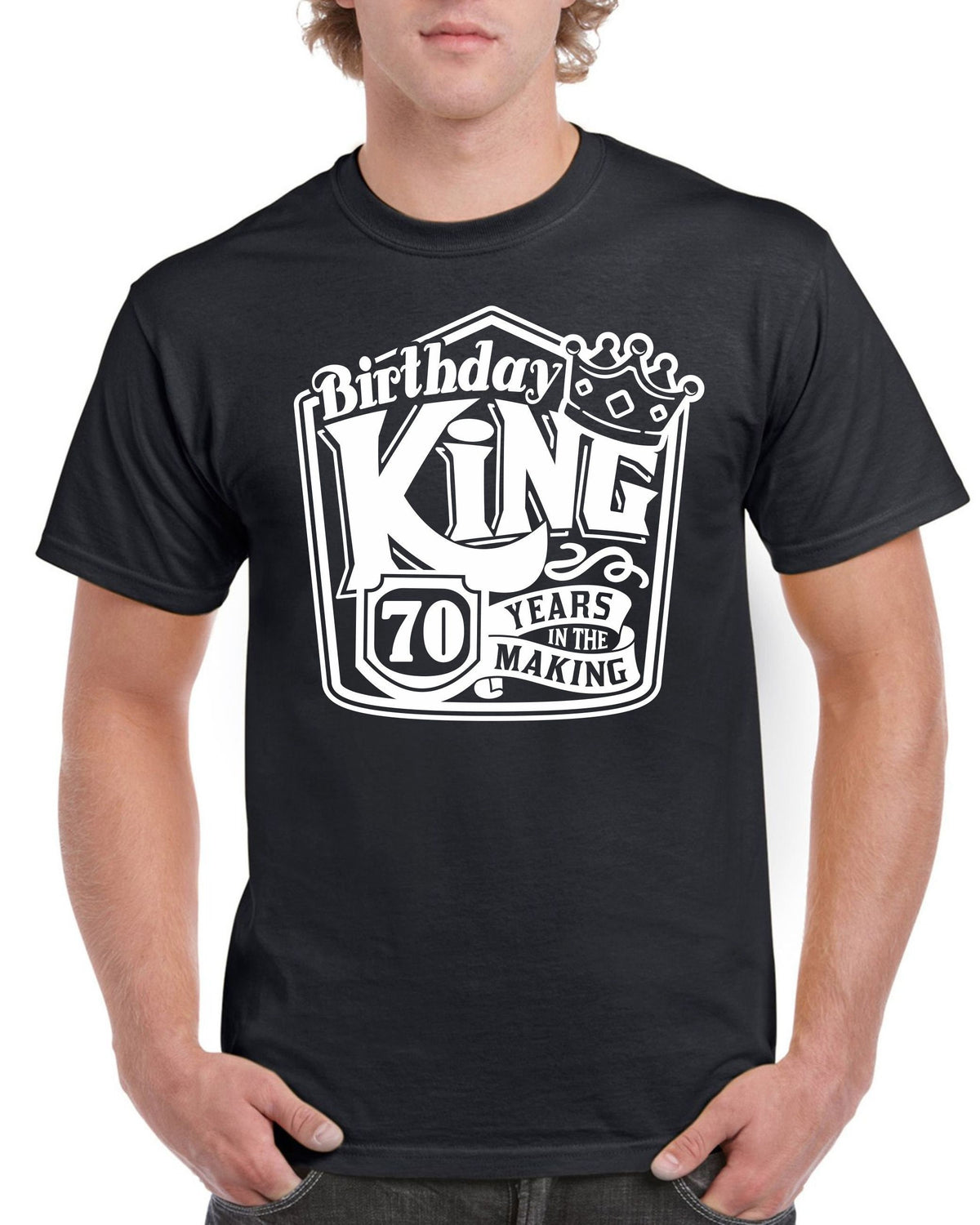 Men39s 70th Birthday King Gift TShirts 1953 Funny Cotton Tee 70 Years Old Graphic Tee – Premium Graphic · Top Pick For Any Outfit