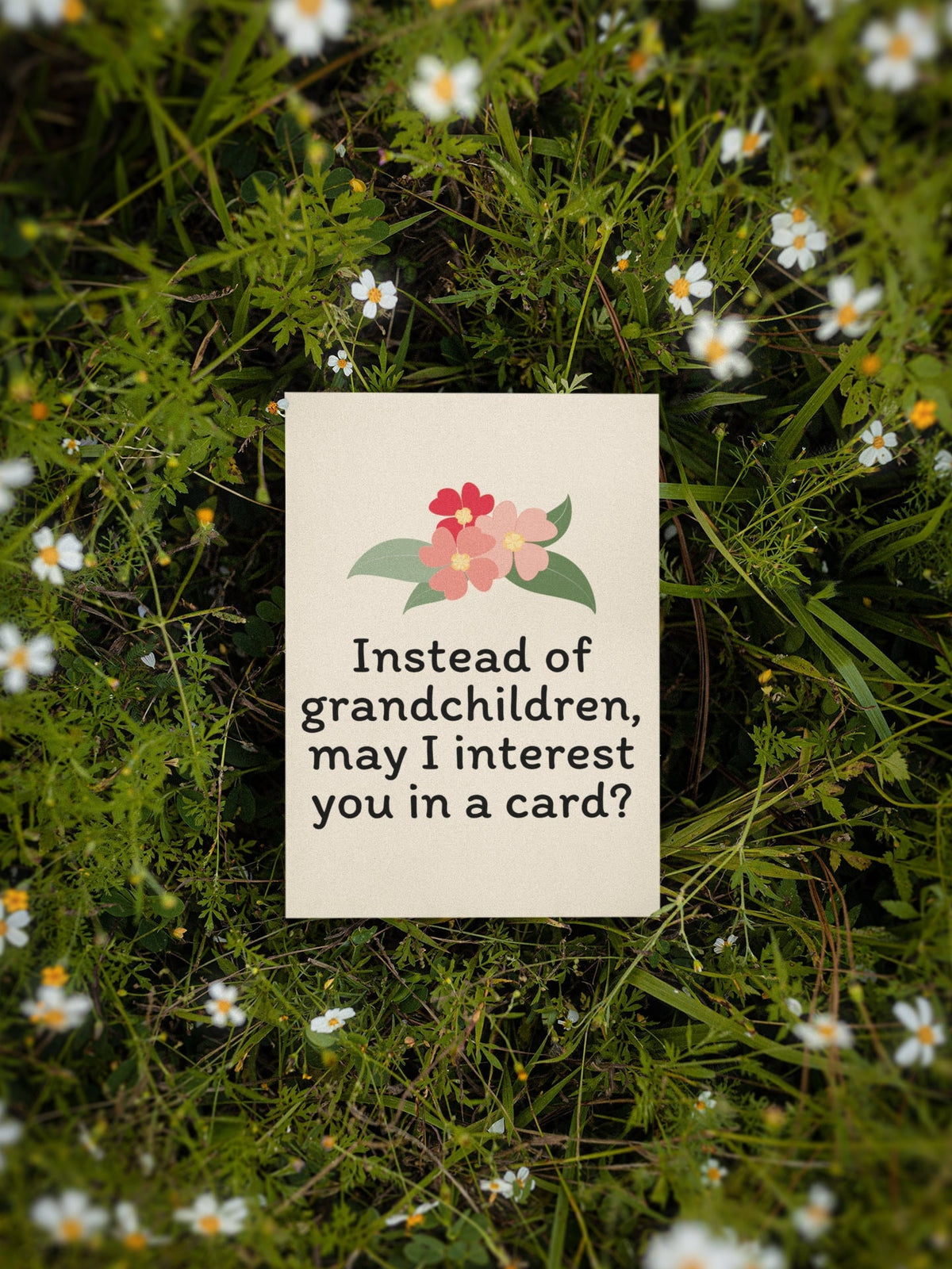 Mothers Day Card Mom Birthday Card Funny Mom Card Mother Greeting Card Mom Gifts Instead Of Grandchildren Graphic Tee – Everyday Comfort · Great Gift For Fans