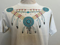 Vintage 8039s Native American Necklace Feathers T Shirt Size L Graphic Tee – Soft Feel · Must-Have Style
