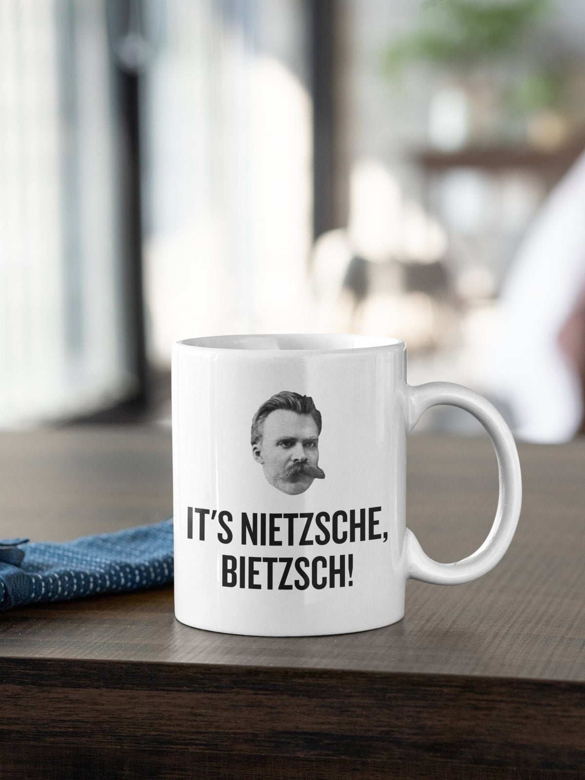 Funny Philosophy Mug Philosophy Student Gift Idea Philosophy Teacher Gift It39s Nietzsche Bietzsch Graphic Tee – Bold Style · Must-Have Style