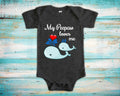 Peepaw Loves Me Cute Grandpa Name Whale Baby Bodysuit Tshirt or Toddler Shirt Special Grandfather Gift or Pregnancy Reveal Announcement Graphic Tee – Easygoing Wear · Great Gift For Fans