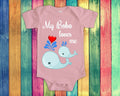 Bobo Loves Me Cute Grandpa Name Whale Baby Bodysuit Tshirt or Toddler Shirt Special Grandfather Gift or Pregnancy Reveal Announcement Graphic Tee – Everyday Comfort · Top Pick For Any Outfit